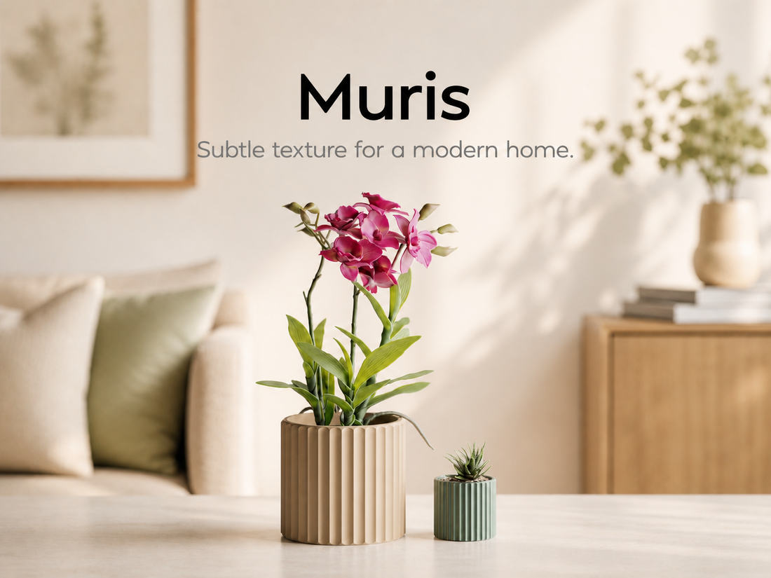 Muris Ribbed Indoor Planters