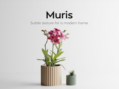 Muris Ribbed Indoor Planters
