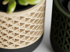 Synora Collection – Set of 3 Geometric Planters