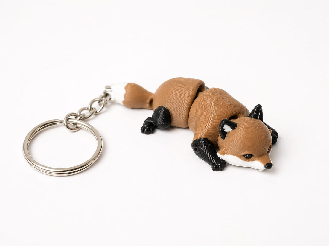 Flexi Fox Keychain