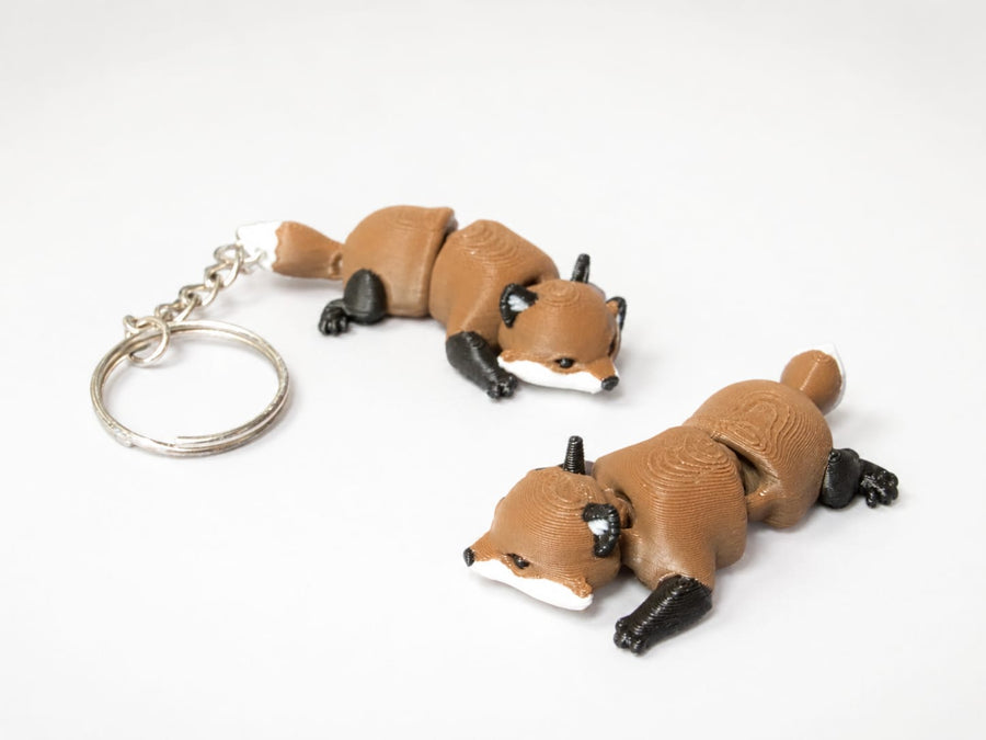 Flexi Fox Keychain