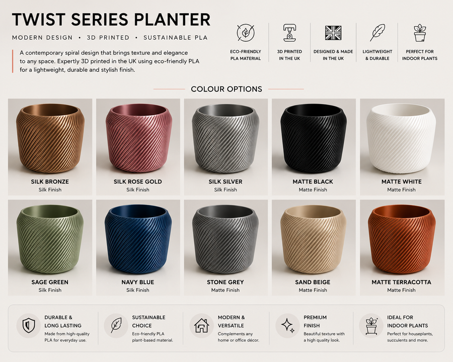 Delta Twisted Planter