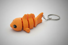 Flexi Koi Fish Keychain